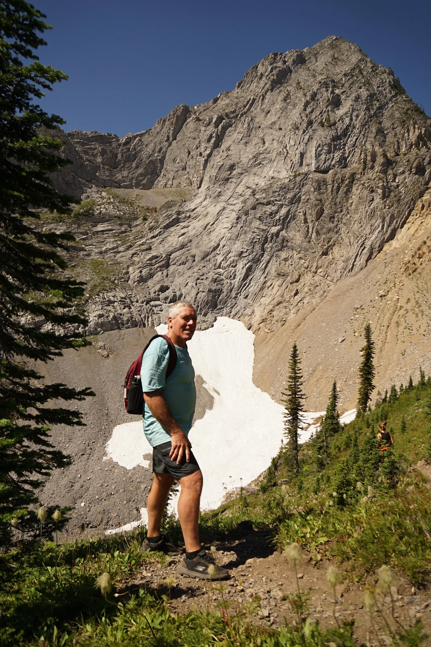 Hiking at Island Lake at Island Lake
