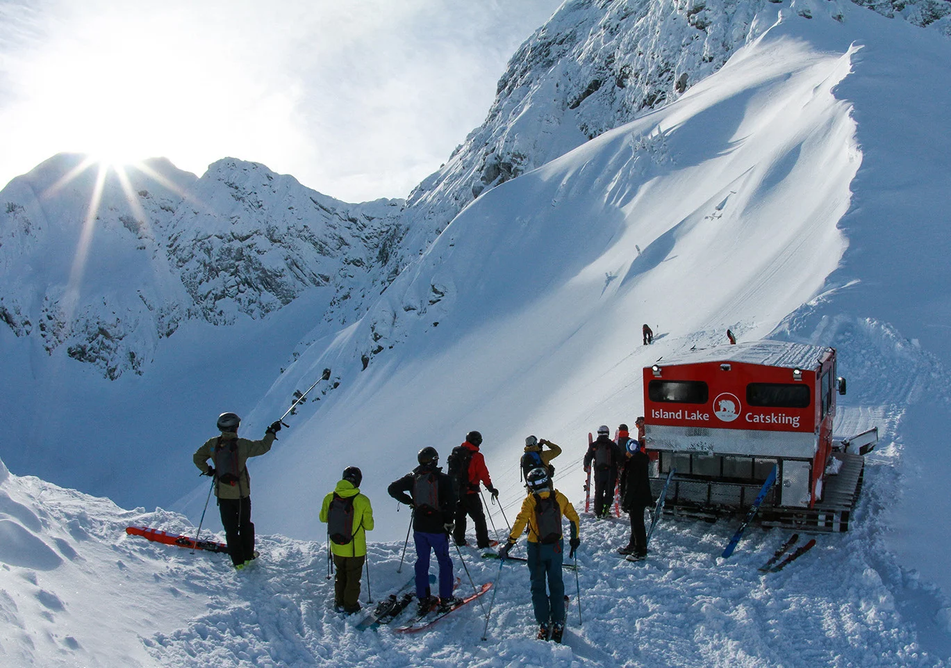 Book a Cat Skiing Trip at Island Lake