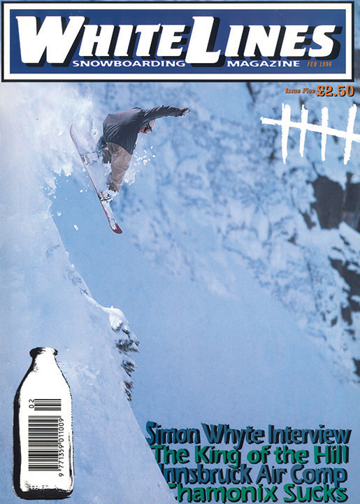 White Lines — February 1996 magazine cover from Island Lake’s archive